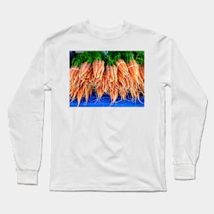 Bunches of Carrots in Santa Barbara Long Sleeve T-Shirt